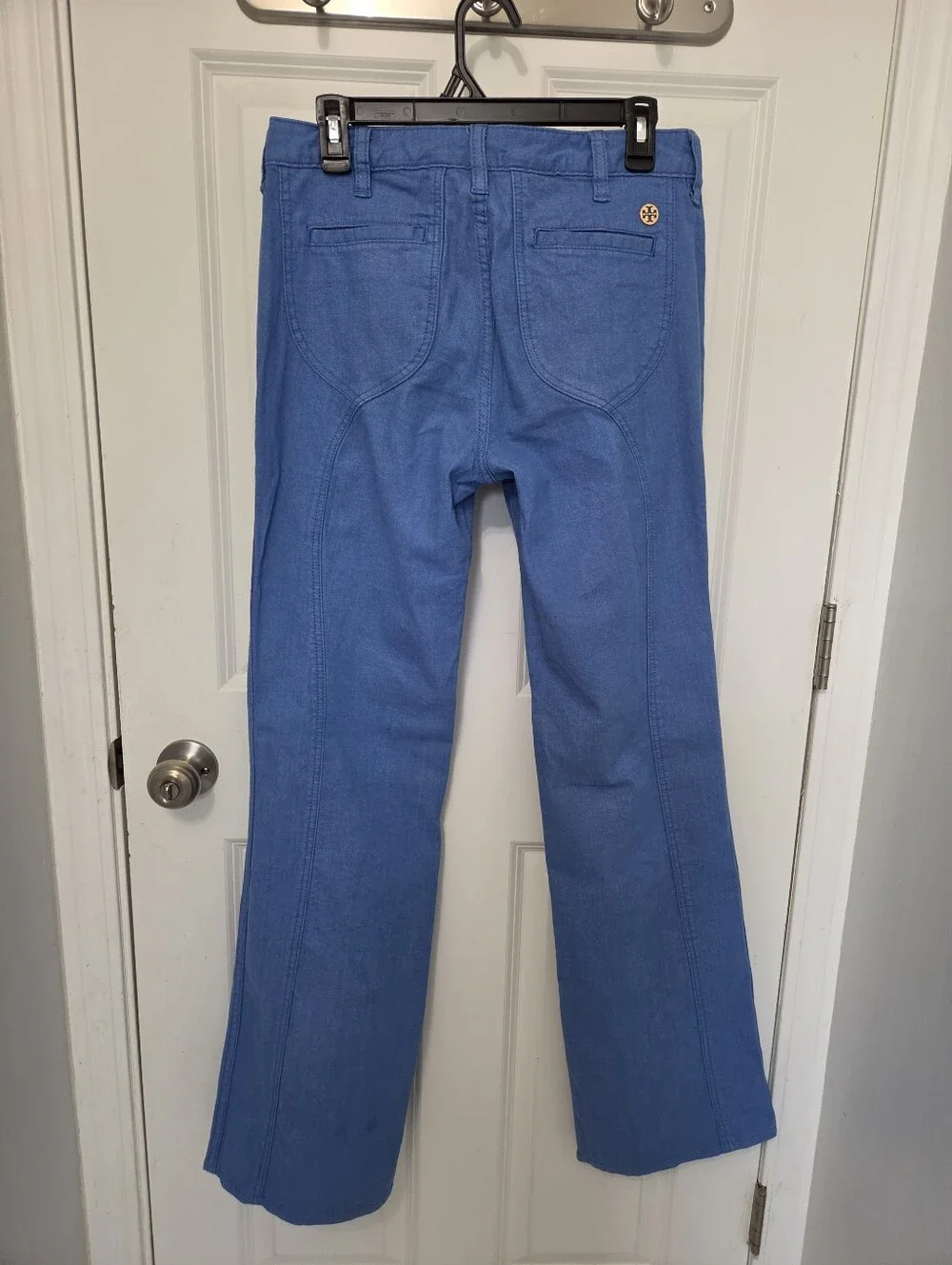 TORY BURCH Women's Wide Leg Blue Jeans Pants Size 8
